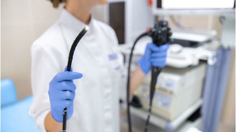 What can be detected with an endoscope?