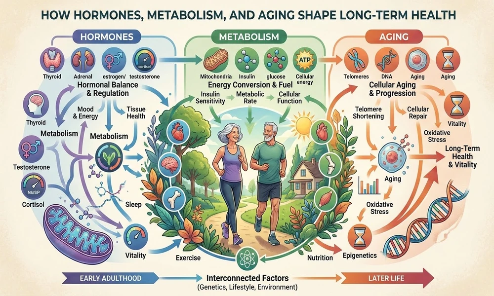 How Hormones, Metabolism, and Aging Shape Long-Term Health